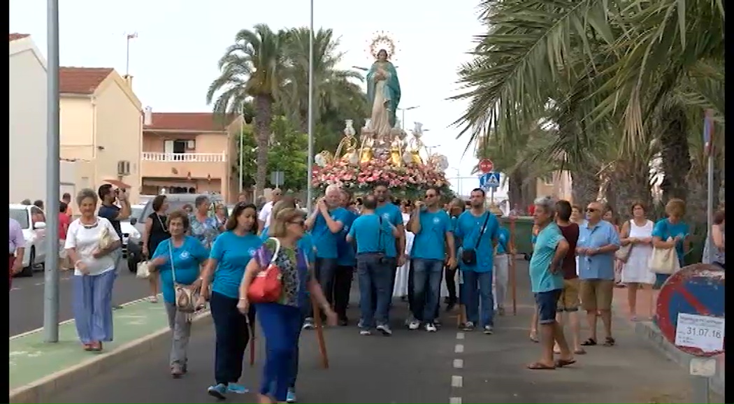 Salida extraordinaria de la Purísima a la iglesia de San Roque y Santa Ana